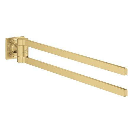 Allure 24-in. Double Towel Bar, Gold
